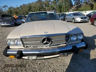 1988 Mercedes-Benz 560 SL with VIN WDBBA48D5JA080281, listed as a Copart auction lot 77695694 with 123,913 mi miles and Salvage Title. Bid and sale history available at carsss.com. Image 5.