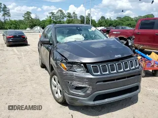 2019 Jeep Compass Latitude with VIN 3C4NJCBB7KT699300, listed as a Copart auction lot 54940155 with 64,843 mi miles and Salvage title. Bid and sale history available at DreamBid. Image 14.