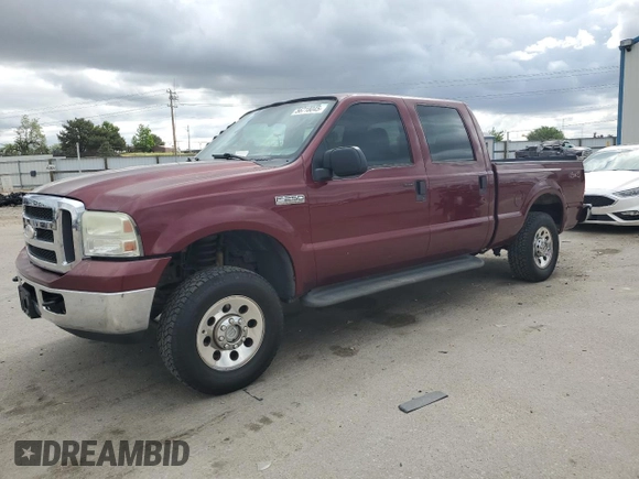 2005 Ford F-250 XL with VIN 1FTSW21565EC51046, listed as a Copart auction lot 56718045 with 143,991 mi miles and Salvage title. Bid and sale history available at DreamBid. Image 1.