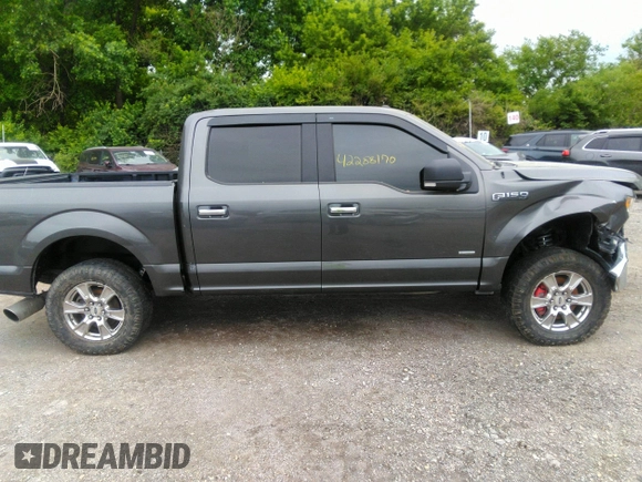 2015 Ford F-150 XLT with VIN 1FTEW1EPXFKE92520, listed as a IAAI auction lot 42288170 with 104,515 mi miles and . Bid and sale history available at DreamBid. Image 14.