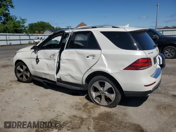 2018 Mercedes-Benz GLE 350 with VIN 4JGDA5HB3JB150235, listed as a Copart auction lot 57277985 with Not provided miles and Salvage title. Bid and sale history available at DreamBid. Image 2.