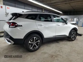 2023 Kia Sportage EX with VIN KNDPVCAG7P7040090, listed as a Copart auction lot 49279485 with 25,921 mi miles and Salvage Title. Bid and sale history available at carsss.com. Image 3.