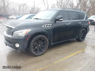 2012 Infiniti QX56 7-passenger with VIN JN8AZ2NE0C9021753, listed as a IAAI auction lot 41523847 with 189881 miles. Bid and sale history available at carsss.com. Image 17.