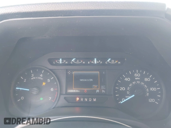 2019 Ford F-150 XL with VIN 1FTEW1EP0KKF24515, listed as a IAAI auction lot 41810694 with 58,906 mi miles. Bid and sale history available at carsss.com. Image 7.