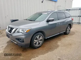 2019 Nissan Pathfinder SV with VIN 5N1DR2MM0KC598071, listed as a Copart auction lot 53110345 with 100,028 mi miles and Clean title. Bid and sale history available at DreamBid. Image 1.