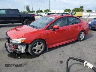 2018 Subaru WRX z VIN JF1VA1A60J9801381, wystawiony jako Copart lot #59278155 z przebiegiem 98 339 mil mil oraz Szkoda całkowita • Salvage title. Historia ofert i sprzedaży dostępna na DreamBid. Obrazek 1.