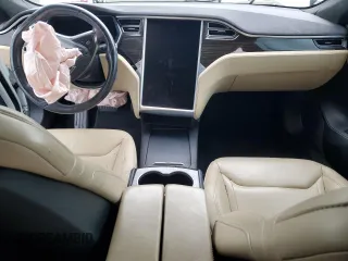 2016 Tesla Model S 70 with VIN 5YJSA1E10GF153812, listed as a Copart auction lot 52108565 with 90,938 mi miles and Non Repairable. Bid and sale history available at DreamBid. Image 8.