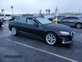2021 Audi A5 Sportback Premium with VIN WAUABCF50MA033161, listed as a Copart auction lot 82951363 with 682 mi miles. Bid and sale history available at carsss.com. Image 4.