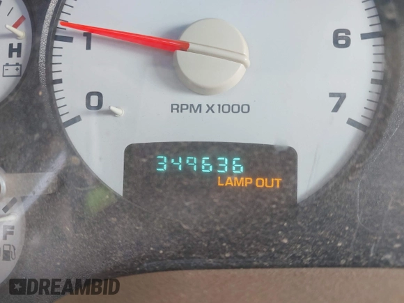 2002 Dodge 1500 with VIN 1D7HA18Z32J137218, listed as a IAAI auction lot 41957366 with 349,636 mi miles and . Bid and sale history available at DreamBid. Image 15.