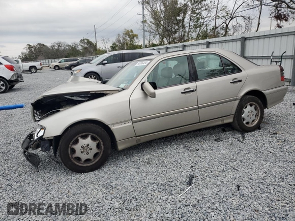 1998 Mercedes-Benz C 230/260/280/320 with VIN WDBHA23G0WA636570, listed as a Copart auction lot 84086454 with Not Provided miles and Salvage Title. Bid and sale history available at carsss.com. Image 1.