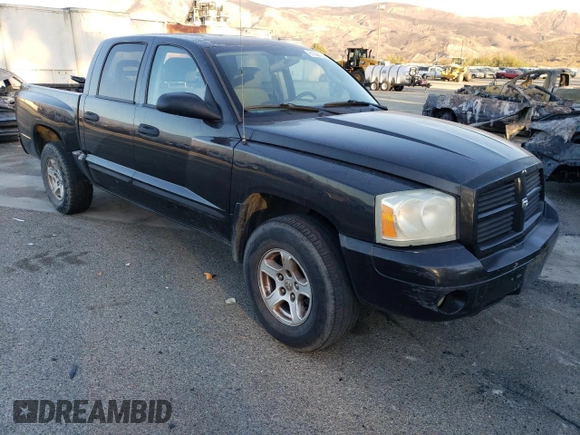 2006 Dodge Dakota SLT with VIN 1D7HE48N16S603974, listed as a Copart auction lot 81836154 with 234,299 mi miles and Salvage Title. Bid and sale history available at DreamBid. Image 4.