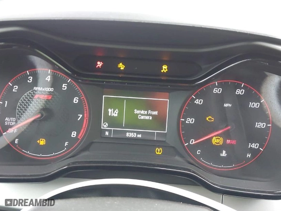 2024 Chevrolet Trax 1RS with VIN KL77LGE24RC020608, listed as a IAAI auction lot 41289133 with 8,353 mi miles. Bid and sale history available at carsss.com. Image 7.