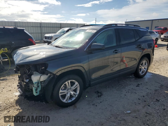 2019 GMC Terrain SLE with VIN 3GKALTEV4KL327853, listed as a Copart auction lot 69813064 with 80,604 mi miles and Salvage Title. Bid and sale history available at DreamBid. Image 1.
