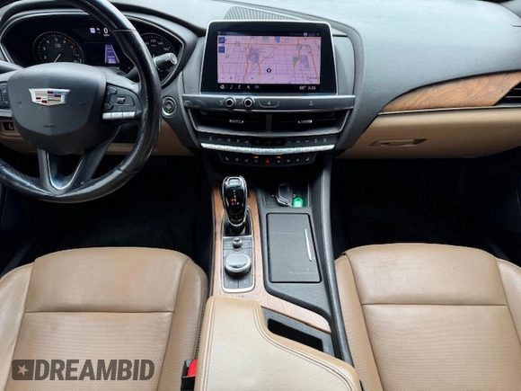 2020 Cadillac CT5 Premium Luxury with VIN 1G6DN5RKXL0124837, listed as a Copart auction lot 63713535 with 90,731 mi miles and Salvage title. Bid and sale history available at DreamBid. Image 8.