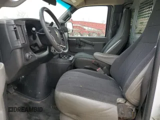 2018 Chevrolet Express Cargo Van with VIN 1GCWGAFG9J1906904, listed as a Copart auction lot 47109625 with 146,396 mi miles and Clean Title. Bid and sale history available at carsss.com. Image 7.