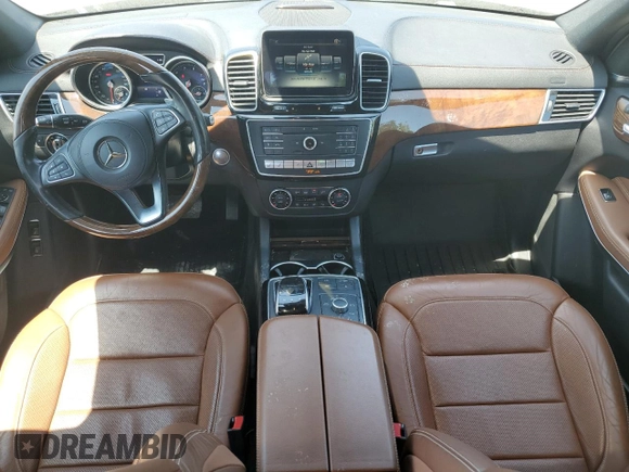 2018 Mercedes-Benz GLS 550 with VIN 4JGDF7DE7JB025977, listed as a Copart auction lot 54705295 with 82,065 mi miles and Salvage title. Bid and sale history available at DreamBid. Image 8.