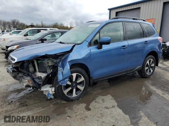 2017 Subaru Forester Premium with VIN JF2SJAECXHH437534, listed as a Copart auction lot 49152633 with 71,824 mi miles. Bid and sale history available at carsss.com. Image 1.