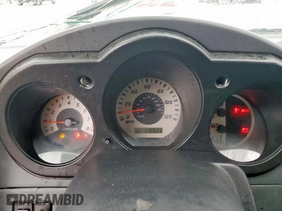 2004 Nissan Xterra XE with VIN 5N1ED28T74C682962, listed as a Copart auction lot 57454165 with 110,523 mi miles and Non repairable. Bid and sale history available at DreamBid. Image 9.