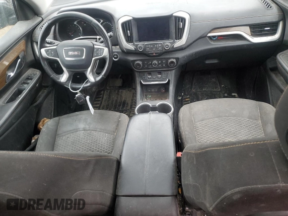 2018 GMC Terrain SLE z VIN 3GKALTEV5JL303379, wystawiony jako Copart lot #56303395 z przebiegiem Nie podano mil oraz Szkody całkowita. Historia ofert i sprzedaży dostępna na DreamBid. Obrazek 8.