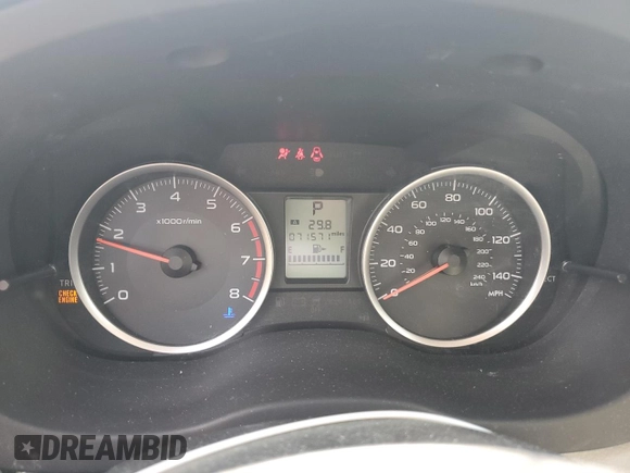 2014 Subaru Forester Premium with VIN JF2SJADC3EH403366, listed as a Copart auction lot 61463335 with 71,571 mi miles and Salvage title. Bid and sale history available at DreamBid. Image 9.