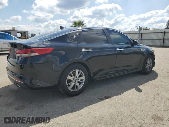 2018 Kia Optima S with VIN 5XXGT4L33JG249315, listed as a Copart auction lot 51698565 with 91,717 mi miles and Salvage Title. Bid and sale history available at carsss.com. Image 3.