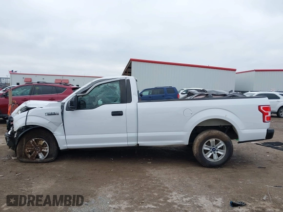 2019 Ford F-150 XL with VIN 1FTMF1CB3KKE16540, listed as a IAAI auction lot 41572630 with 73,954 mi miles and . Bid and sale history available at DreamBid. Image 14.