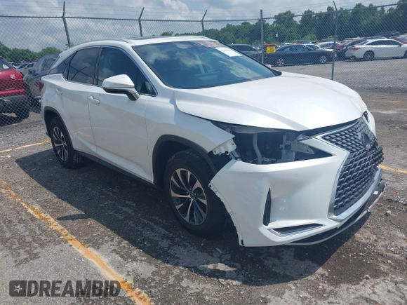 2020 Lexus RX 350 with VIN 2T2HZMDA1LC250467, listed as a IAAI auction lot 42625414 with 52,170 mi miles and . Bid and sale history available at DreamBid. Image 1.