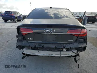 2017 Audi A8 L with VIN WAU44AFD1HN012059, listed as a Copart auction lot 80479364 with 126,890 mi miles and Salvage Title. Bid and sale history available at carsss.com. Image 6.