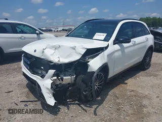 2019 Mercedes-Benz GLC 300 with VIN WDC0G4JBXK1000310, listed as a IAAI auction lot 42668396 with 22,459 mi miles and . Bid and sale history available at DreamBid. Image 2.