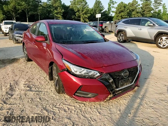 2021 Nissan Sentra SV with VIN 3N1AB8CV2MY220761, listed as a Copart auction lot 61938215 with 88,477 mi miles and Salvage title. Bid and sale history available at DreamBid. Image 13.