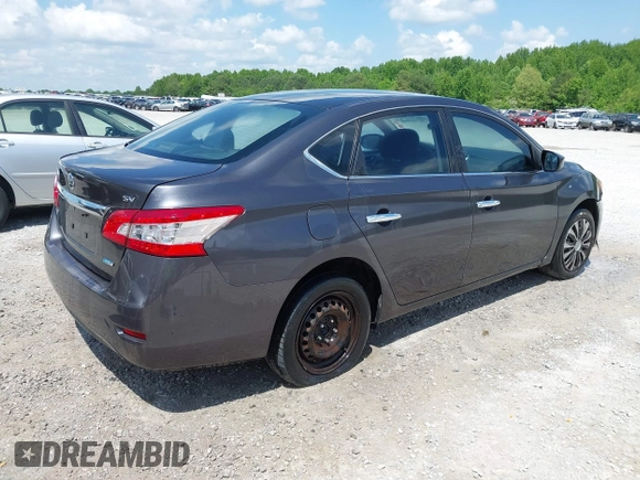 2014 Nissan Sentra S with VIN 3N1AB7AP4EY221667, listed as a IAAI auction lot 42095462 with 98,670 mi miles and . Bid and sale history available at DreamBid. Image 4.