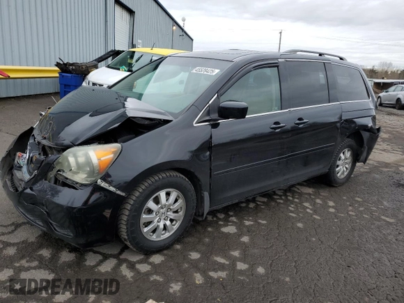 2008 Honda Odyssey EX-L with VIN 5FNRL38638B071778, listed as a Copart auction lot 45528425 with 189,798 mi miles and Salvage Title. Bid and sale history available at carsss.com. Image 1.