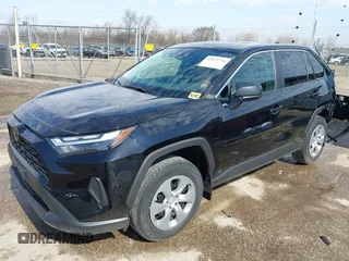 2023 Toyota RAV4 LE with VIN 2T3F1RFV4PC332593, listed as a IAAI auction lot 42071526 with 33,745 mi miles. Bid and sale history available at carsss.com. Image 18.