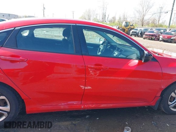2016 Honda Civic Sedan LX with VIN 2HGFC2F52GH532423, listed as a IAAI auction lot 41964003 with 149,807 mi miles. Bid and sale history available at carsss.com. Image 13.