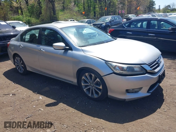 2015 Honda Accord Sport with VIN 1HGCR2F52FA029201, listed as a IAAI auction lot 42135014 with 203,855 mi miles and . Bid and sale history available at DreamBid. Image 1.