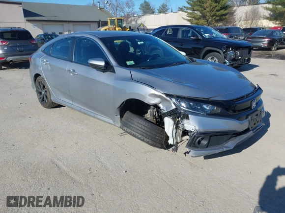 2019 Honda Civic Sport with VIN 2HGFC2F8XKH602463, listed as a IAAI auction lot 41966052 with 95,416 mi miles and . Bid and sale history available at DreamBid. Image 1.