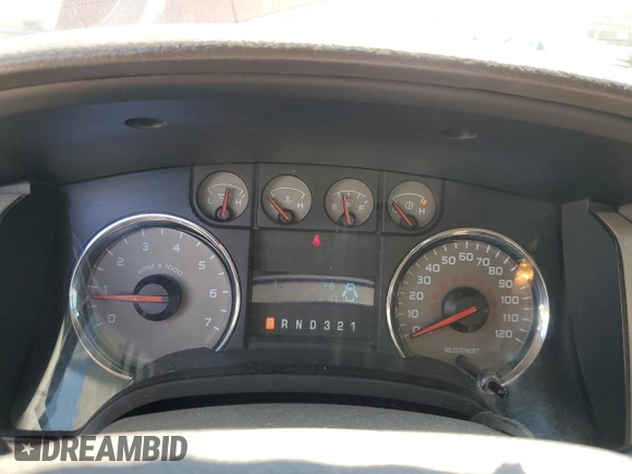 2010 Ford F-150 XL with VIN 1FTFX1EV2AKE13883, listed as a Copart auction lot 57222805 with 125,388 mi miles and Salvage title. Bid and sale history available at DreamBid. Image 9.