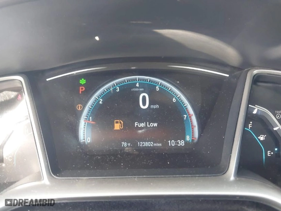 2016 Honda Civic Sedan EX with VIN 19XFC2F79GE011565, listed as a IAAI auction lot 41668694 with 123,802 mi miles. Bid and sale history available at carsss.com. Image 7.