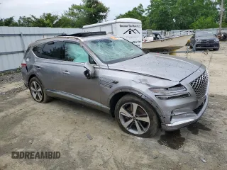 2021 Genesis GV80 with VIN KMUHBDSB8MU034413, listed as a Copart auction lot 59937315 with Not provided miles and Salvage title. Bid and sale history available at DreamBid. Image 4.