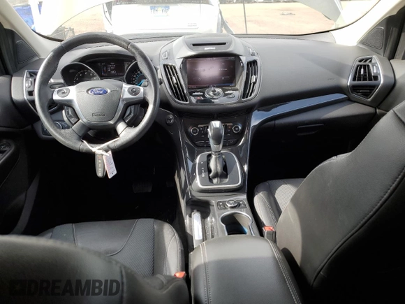 2013 Ford Escape Titanium with VIN 1FMCU9J96DUB55231, listed as a Copart auction lot 44818205 with 79,595 mi miles and Salvage title. Bid and sale history available at DreamBid. Image 8.