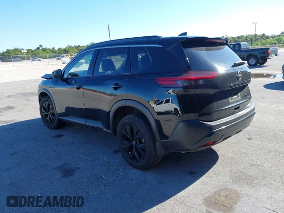 2023 Nissan Rogue SV with VIN JN8BT3BB5PW183861, listed as a IAAI auction lot 41810473 with 36,269 mi miles. Bid and sale history available at carsss.com. Image 3.