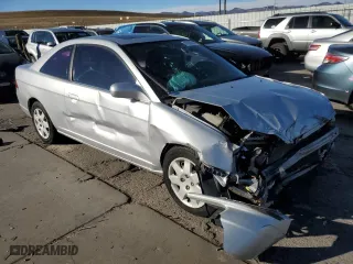 2002 Honda Civic EX with VIN 1HGEM21912L047222, listed as a Copart auction lot 87010634 with 0 mi miles and Salvage Title. Bid and sale history available at carsss.com. Image 4.