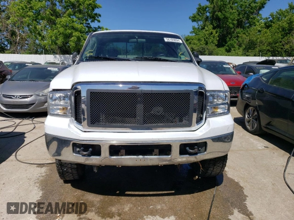 2007 Ford F-250 XL with VIN 1FTSX21P47EA14492, listed as a Copart auction lot 58109894 with 141,104 mi miles and Salvage Title. Bid and sale history available at DreamBid. Image 5.