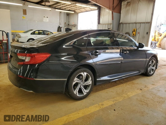 2018 Honda Accord EX with VIN 1HGCV1F48JA017222, listed as a Copart auction lot 45899405 with 66,772 mi miles and Salvage Title. Bid and sale history available at DreamBid. Image 3.