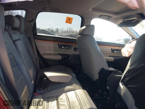 2017 Honda CR-V EX-L with VIN 2HKRW2H84HH638150, listed as a IAAI auction lot 41828859 with Not Provided miles. Bid and sale history available at carsss.com. Image 8.