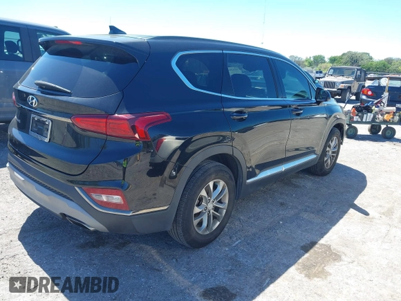 2019 Hyundai Santa Fe SEL with VIN 5NMS33AD4KH046114, listed as a IAAI auction lot 41826467 with 102,714 mi miles and . Bid and sale history available at DreamBid. Image 4.