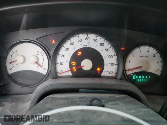 2005 Dodge Dakota ST with VIN 1D7HE28N95S181519, listed as a Copart auction lot 72847354 with 156,011 mi miles and Non Repairable. Bid and sale history available at carsss.com. Image 9.