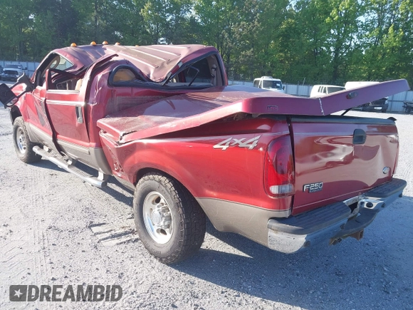 2003 Ford F-250 XL with VIN 1FTNW21L93ED26606, listed as a IAAI auction lot 42033613 with Not Provided miles and . Bid and sale history available at DreamBid. Image 3.