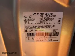 2013 Ford F-150 XL with VIN 1FTFX1CTXDFC92650, listed as a Copart auction lot 49241845 with 151,128 mi miles and Salvage Title. Bid and sale history available at carsss.com. Image 14.