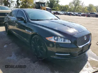 2013 Jaguar XJ Supercharged with VIN SAJWA2GE3DMV42875, listed as a Copart auction lot 71409324 with 129,422 mi miles and Salvage title. Bid and sale history available at DreamBid. Image 4.